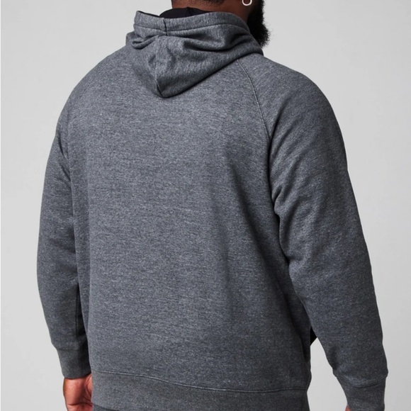 Men's Fabletics - The Go To Hoodie.  Charcoal Heather - Picture 2 of 8